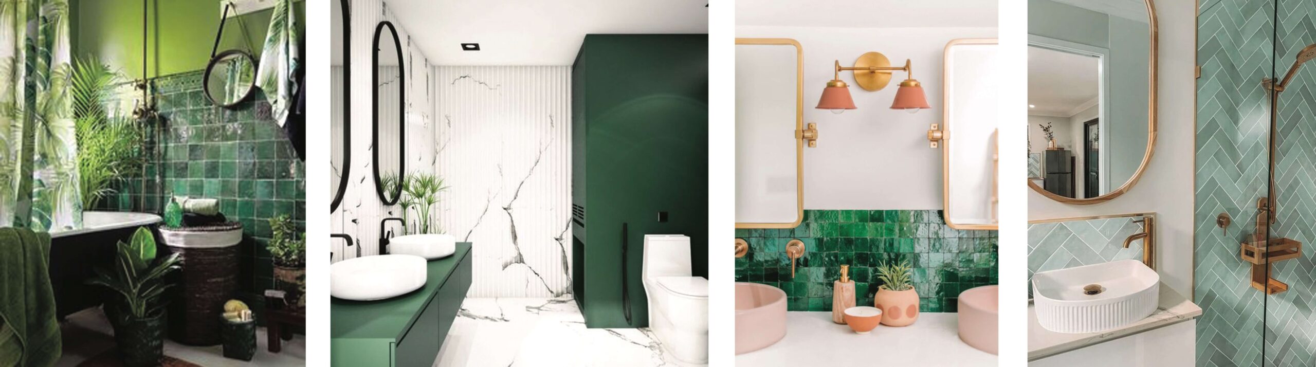 Salle de bain - Le Vert en décoration